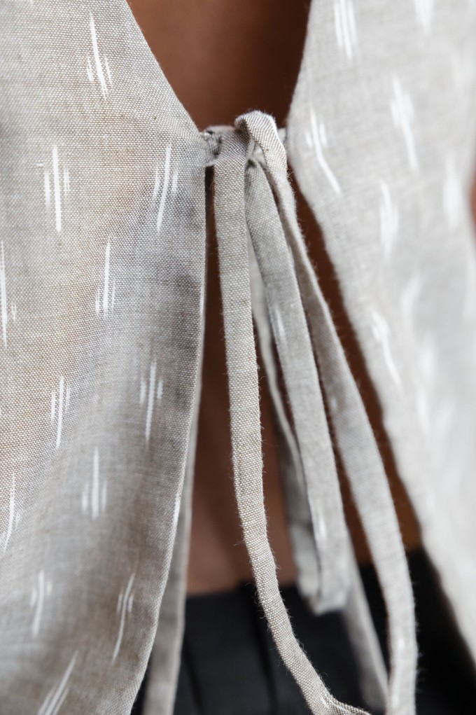 Bio-Baumwoll Top Osra Ikat from Jyoti - Fair Works