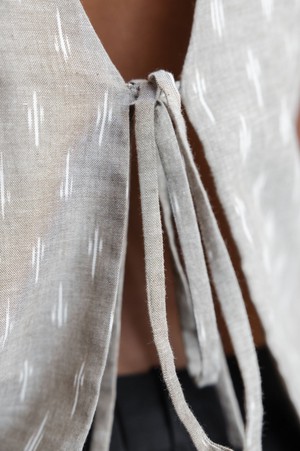 Bio-Baumwoll Top Osra Ikat from Jyoti - Fair Works