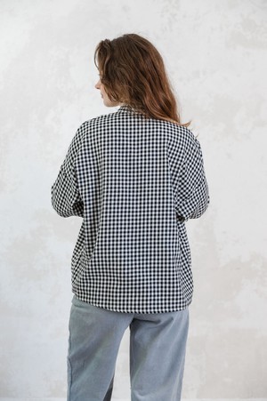 Bio-Baumwoll Bluse Hawali Kariert from Jyoti - Fair Works Bio-Baumwoll Bluse Hawali Kariert from Jyoti - Fair Works