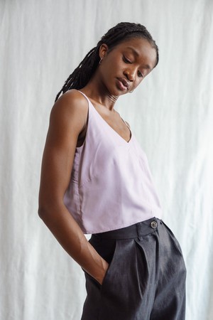 Ecovero Croptop Iya Flieder from Jyoti - Fair Works