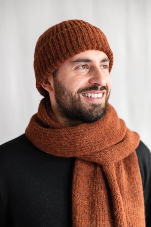 Baby-Alpaka Mütze Anatico Kastanie from Jyoti - Fair Works