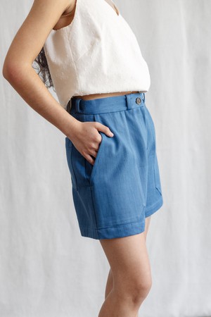 Bio-Baumwolldenim Shorts Kusuma Denim from Jyoti - Fair Works