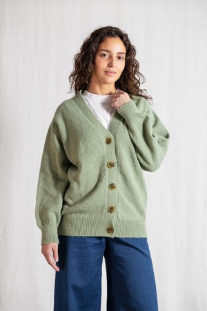 Baby-Alpaka Strickcardigan Iquitos Mint from Jyoti - Fair Works Baby-Alpaka Strickcardigan Iquitos Mint from Jyoti - Fair Works