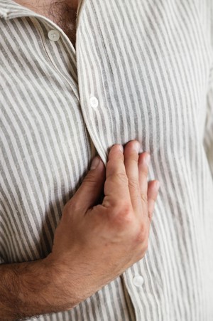 Baumwoll Hemd Himat Grau-Weiß from Jyoti - Fair Works