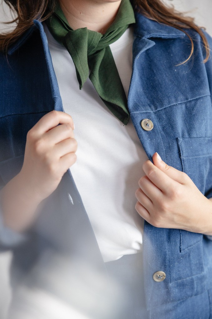 Bio-Baumwolldenim Shacket Mayur Denim from Jyoti - Fair Works