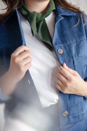 Bio-Baumwolldenim Shacket Mayur Denim from Jyoti - Fair Works