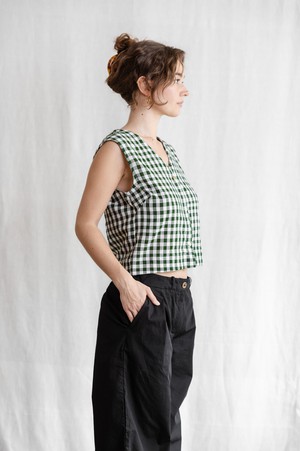 Baumwoll Top Chatania Checks from Jyoti - Fair Works