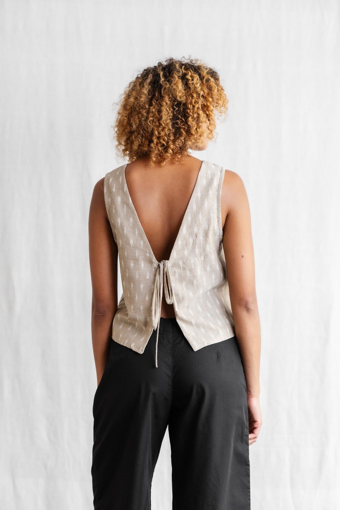 Bio-Baumwoll Top Osra Ikat from Jyoti - Fair Works