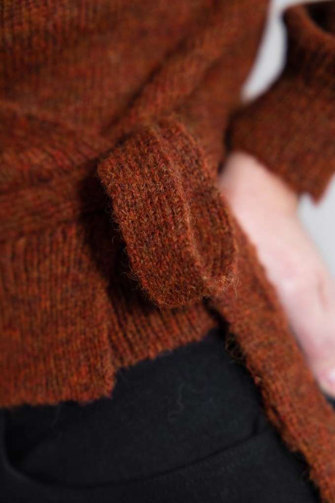 Baby-Alpaka Wickelcardigan Abancay Kastanie from Jyoti - Fair Works Baby-Alpaka Wickelcardigan Abancay Kastanie from Jyoti - Fair Works