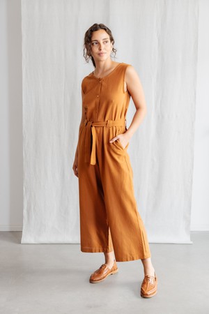 Baumwoll Jumpsuit Daksha Haselnuss from Jyoti - Fair Works