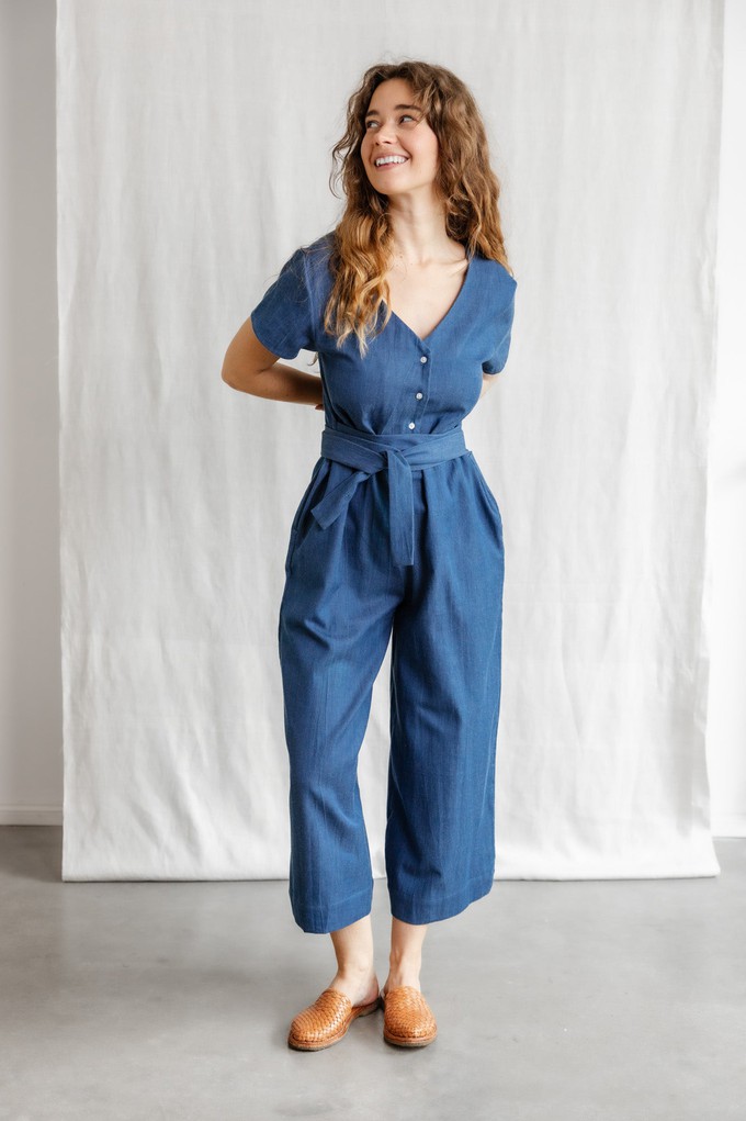 Bio-Baumwoll Jumpsuit Amrita Denim from Jyoti - Fair Works