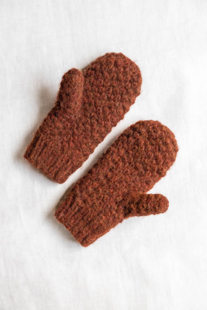 Baby-Alpaka Fäustling Handschuhe Casma Kastanie from Jyoti - Fair Works Baby-Alpaka Fäustling Handschuhe Casma Kastanie from Jyoti - Fair Works