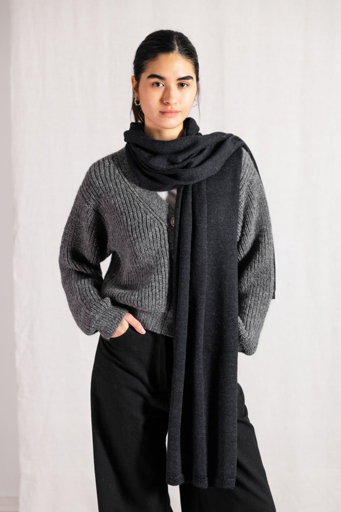 Baby-Alpaka Schal Paracas Schwarz from Jyoti - Fair Works Baby-Alpaka Schal Paracas Schwarz from Jyoti - Fair Works