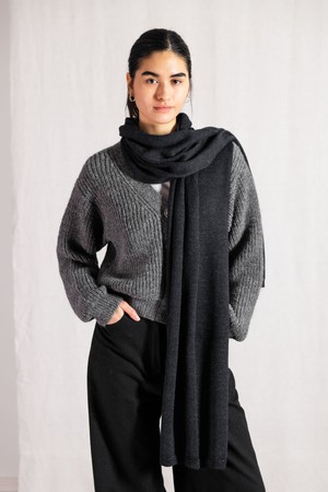 Baby-Alpaka Schal Paracas Schwarz from Jyoti - Fair Works Baby-Alpaka Schal Paracas Schwarz from Jyoti - Fair Works