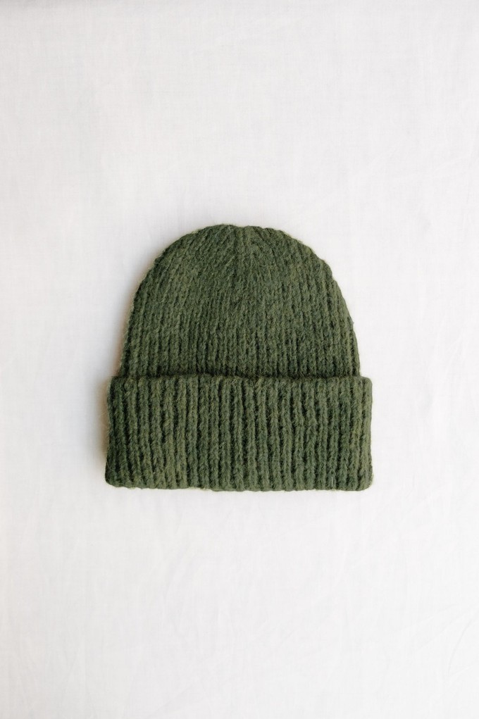 Baby-Alpaka Mütze Anatico Olive from Jyoti - Fair Works