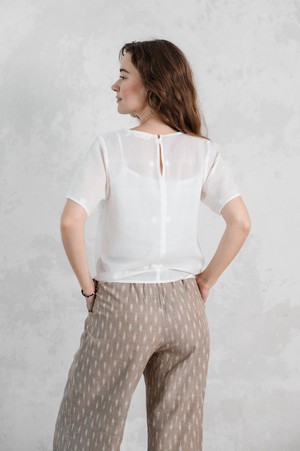 Bio-Baumwoll Shirt Sarala Bhuti from Jyoti - Fair Works