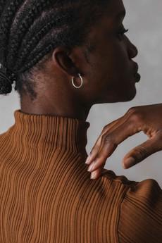 Creolen Goali Silber via Jyoti - Fair Works