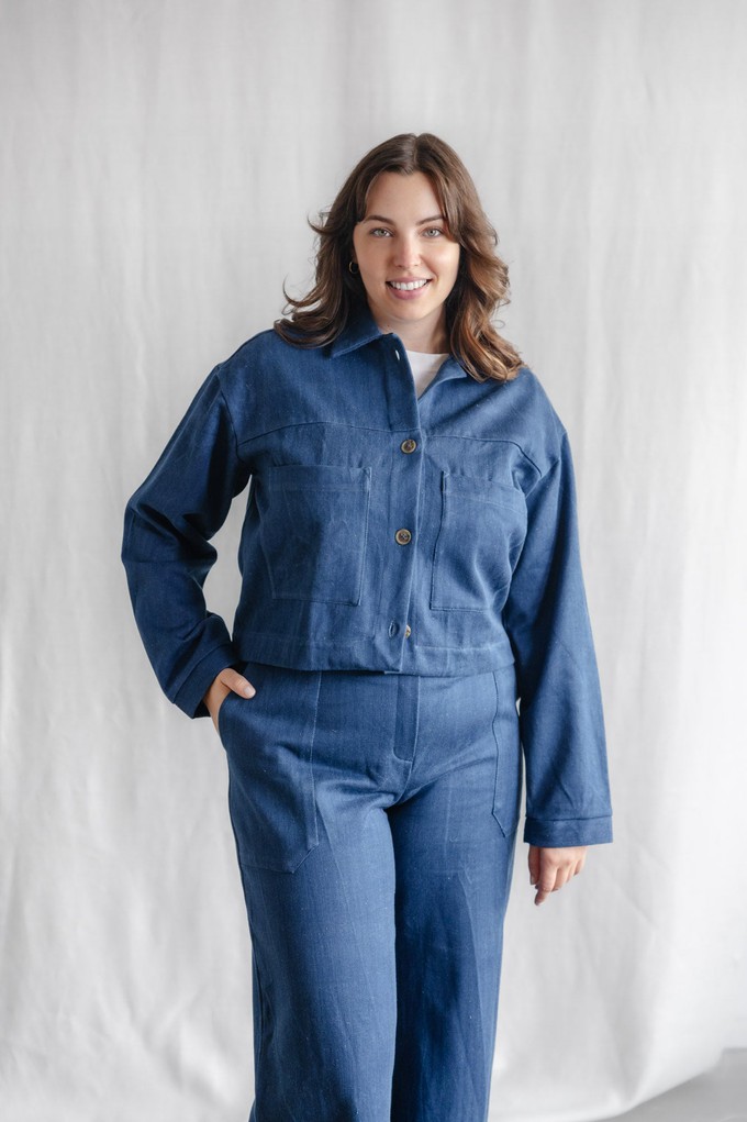 Bio-Baumwolldenim Shacket Mayur Denim from Jyoti - Fair Works