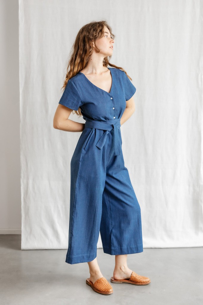 Bio-Baumwoll Jumpsuit Amrita Denim from Jyoti - Fair Works