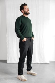 Bio-Baumwoll Hose Prakrit Schwarz via Jyoti - Fair Works