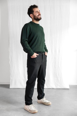 Bio-Baumwoll Hose Prakrit Schwarz from Jyoti - Fair Works