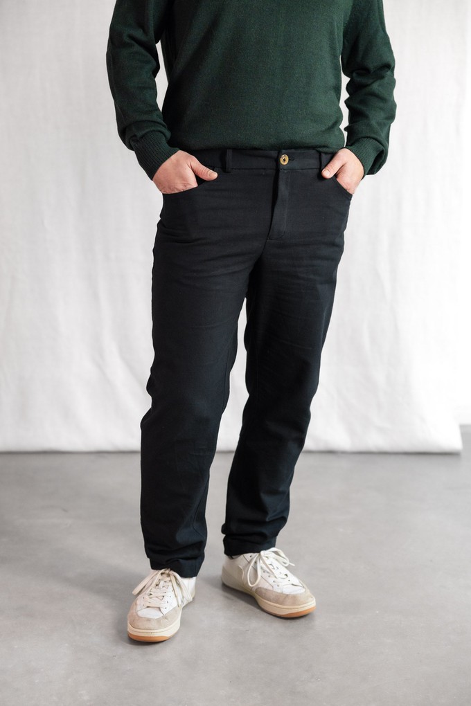 Bio-Baumwoll Hose Prakrit Schwarz from Jyoti - Fair Works