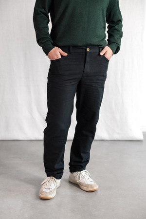 Bio-Baumwoll Hose Prakrit Schwarz from Jyoti - Fair Works