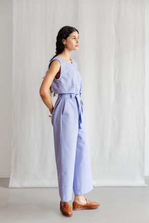Bio-Baumwoll Jumpsuit Daksha Lila from Jyoti - Fair Works