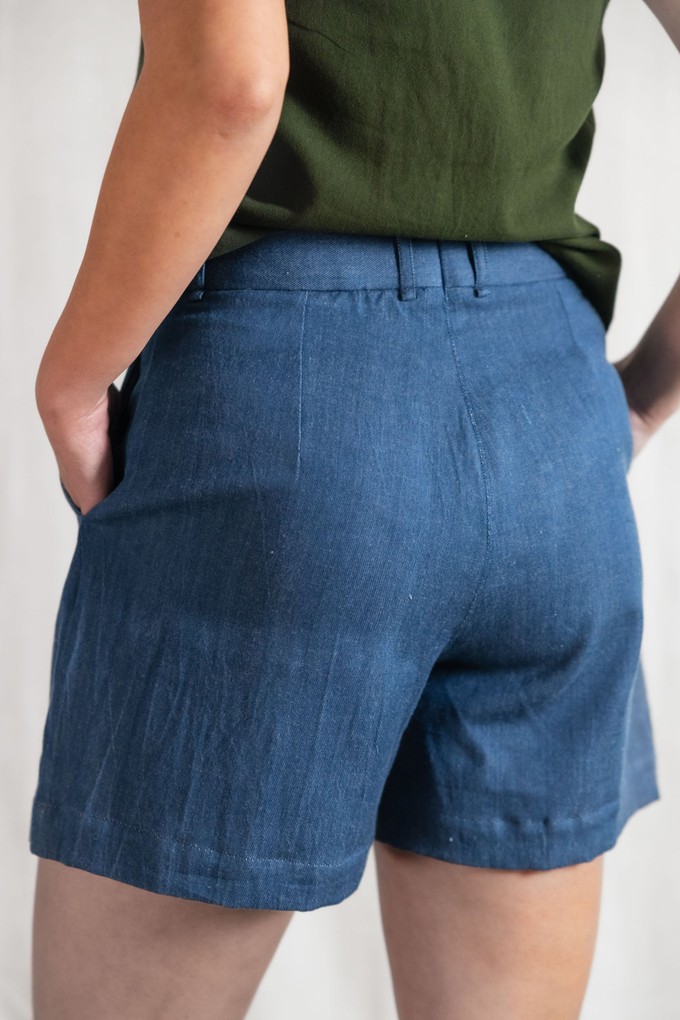 Bio-Baumwolldenim Shorts Kusuma Denim from Jyoti - Fair Works
