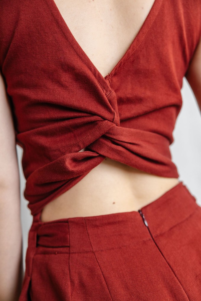 Bio-Baumwoll Jumpsuit Anusha Henna from Jyoti - Fair Works