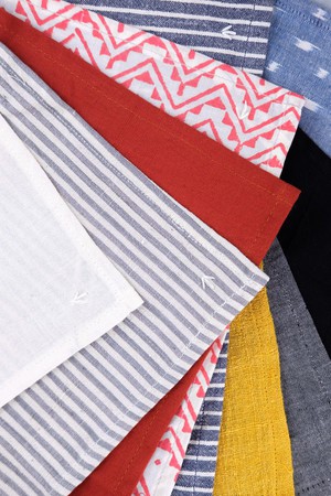 Baumwoll Tuch Tirrupur bunt from Jyoti - Fair Works