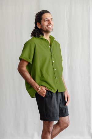 Bio-Baumwoll Shirt Neha Basilikum from Jyoti - Fair Works