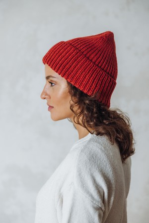 Baby-Alpaka Mütze Anatico Rot from Jyoti - Fair Works