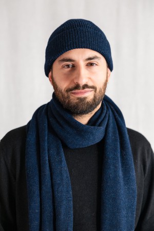 Baby-Alpaka Mütze Tarma Navy from Jyoti - Fair Works