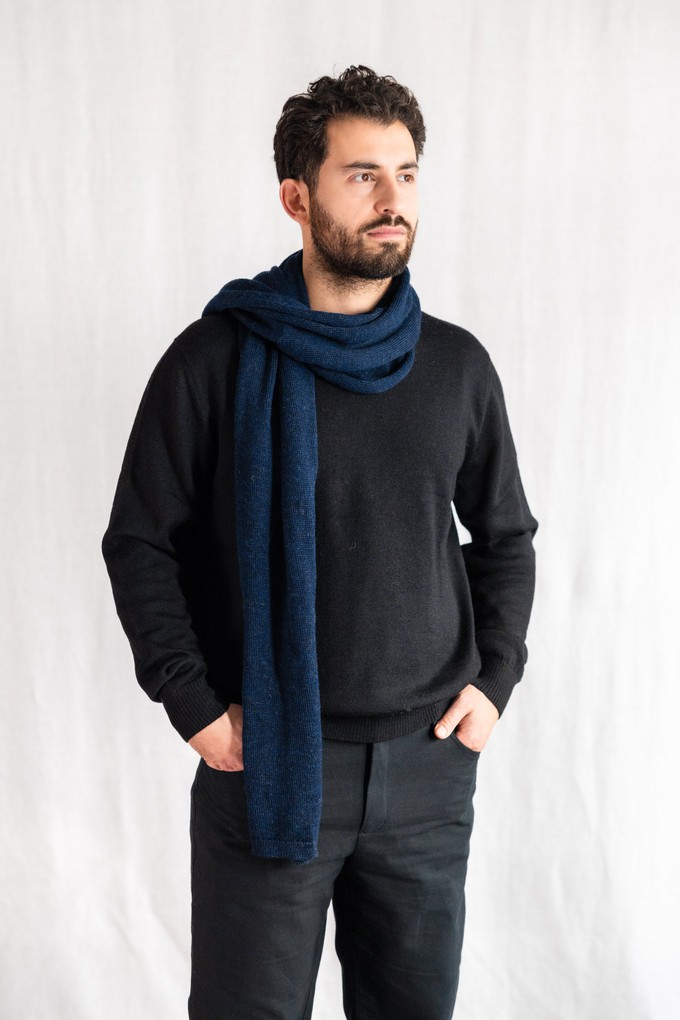 Baby-Alpaka Schal Paracas Navy from Jyoti - Fair Works Baby-Alpaka Schal Paracas Navy from Jyoti - Fair Works