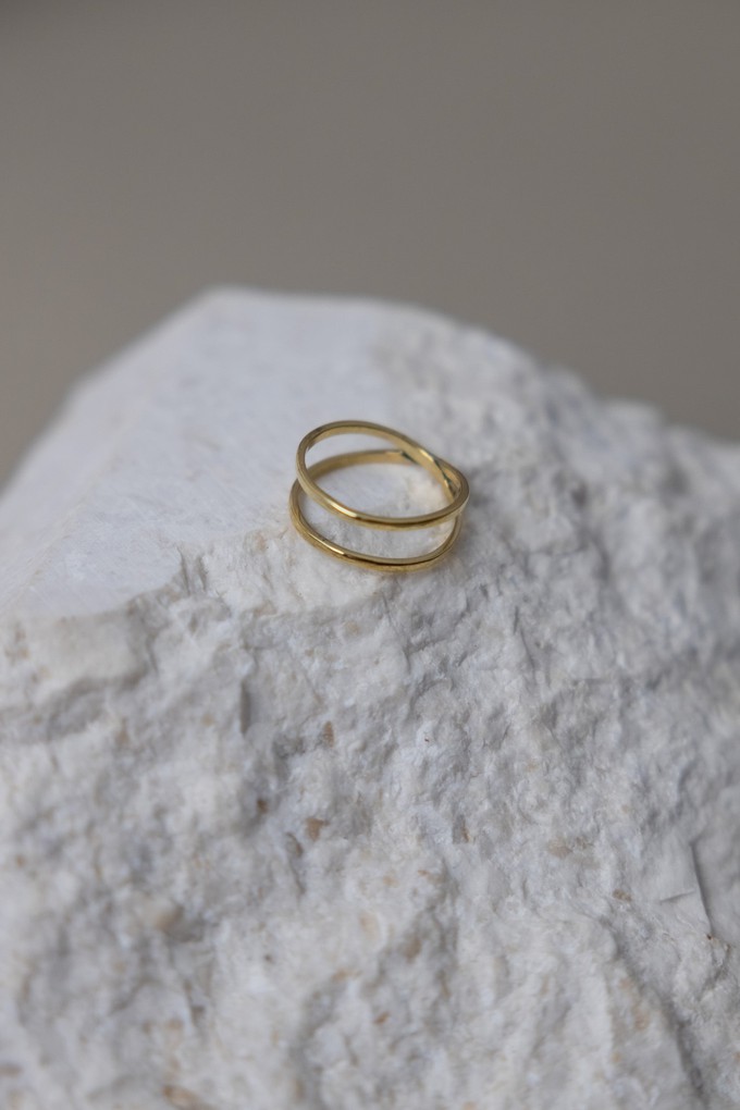 Ring Karana Messing from Jyoti - Fair Works