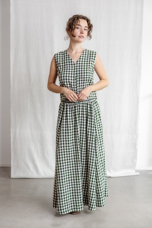 Baumwoll Maxirock Jharna Checks from Jyoti - Fair Works