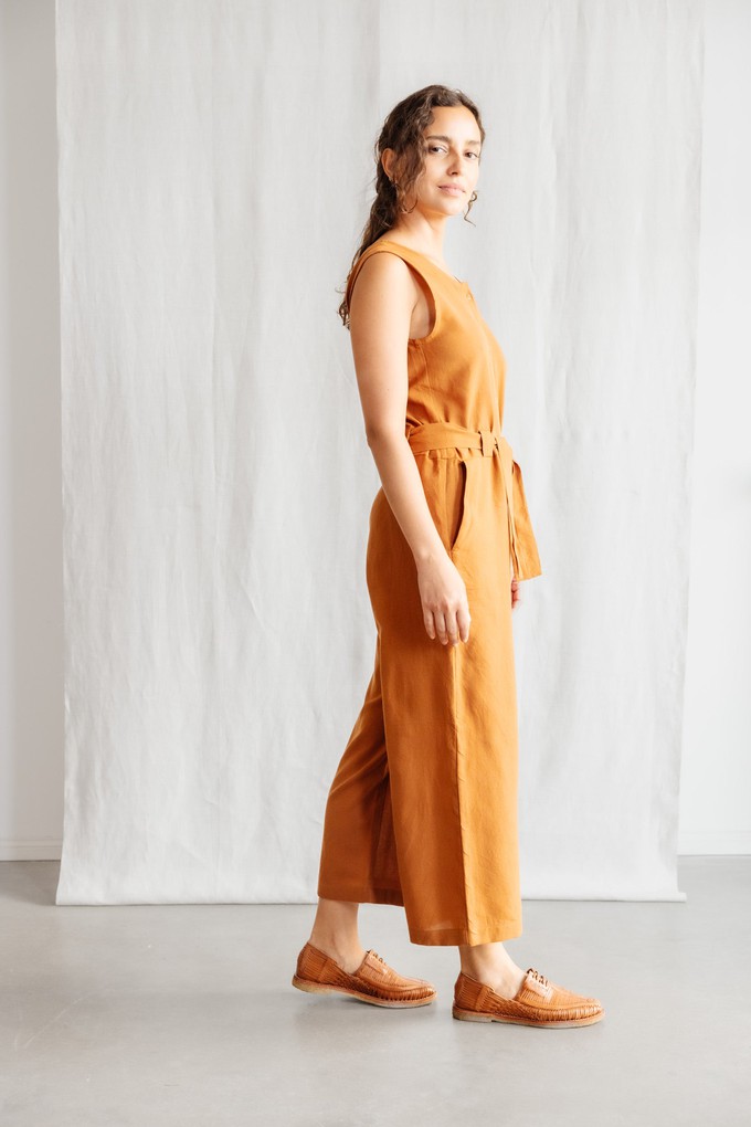 Baumwoll Jumpsuit Daksha Haselnuss from Jyoti - Fair Works