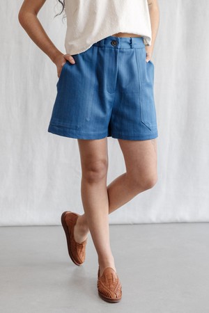 Bio-Baumwolldenim Shorts Kusuma Denim from Jyoti - Fair Works