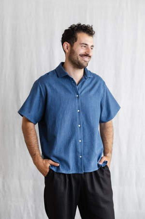 Bio-Baumwoll Shirt Nehani Denim from Jyoti - Fair Works