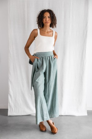Bio-Baumwoll Hose Rajni Eukalyptus from Jyoti - Fair Works