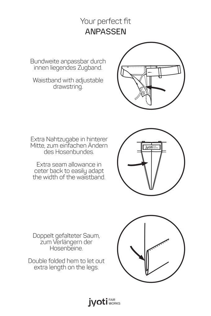 Bio-Baumwoll Shorts Neem Curry from Jyoti - Fair Works