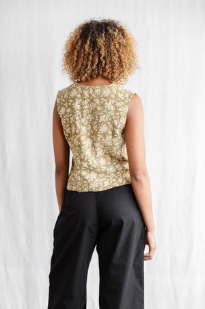 Hanf/ Tencel Top Chatania Blockprint from Jyoti - Fair Works