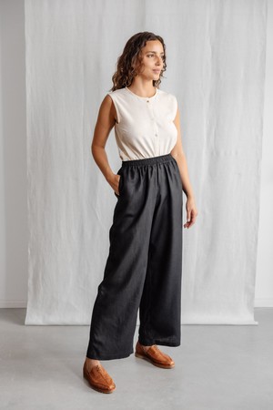 Hanf/Tencel Hose Jayan Schwarz from Jyoti - Fair Works