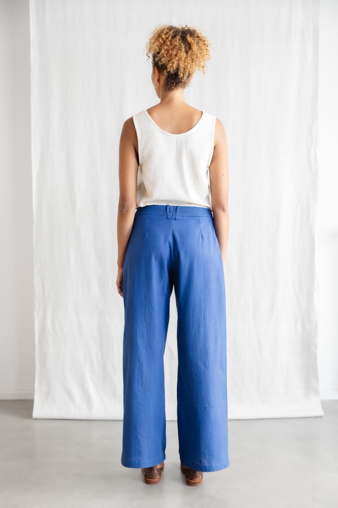 Bio-Baumwoll Hose Meghana Kobaltblau from Jyoti - Fair Works