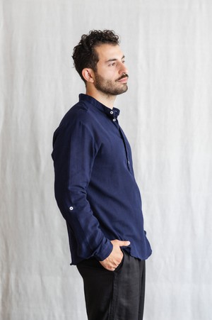 Baumwoll Tunika Tanu Blau from Jyoti - Fair Works
