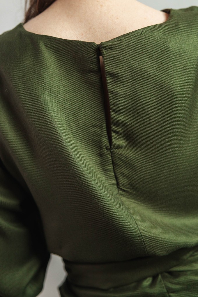 Modal Bluse Prasoon Khaki from Jyoti - Fair Works