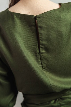 Modal Bluse Prasoon Khaki from Jyoti - Fair Works