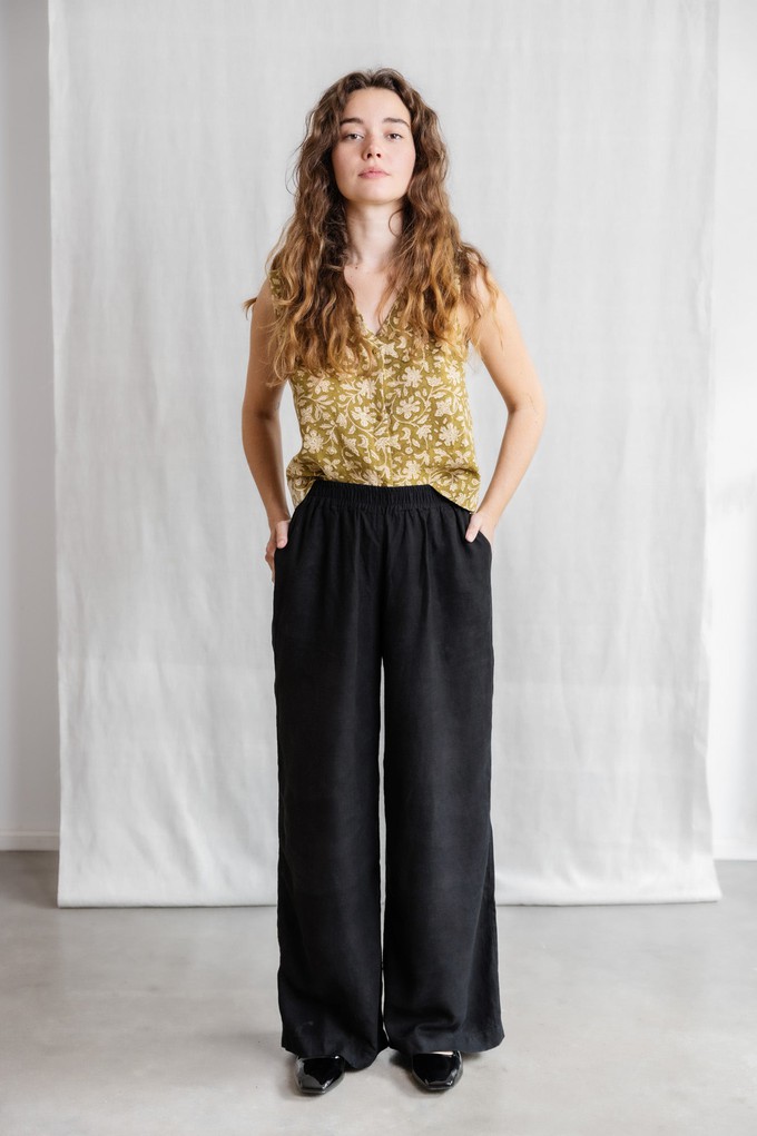 Hanf/Tencel Hose Jayan Schwarz from Jyoti - Fair Works