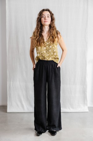 Hanf/Tencel Hose Jayan Schwarz from Jyoti - Fair Works